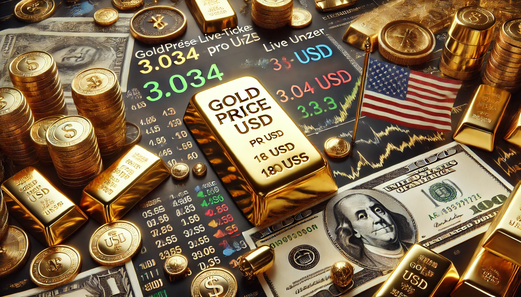 Today's gold price and important market developments from 18.03.2025 in the live ticker Gold Price Live on 18.03.2025